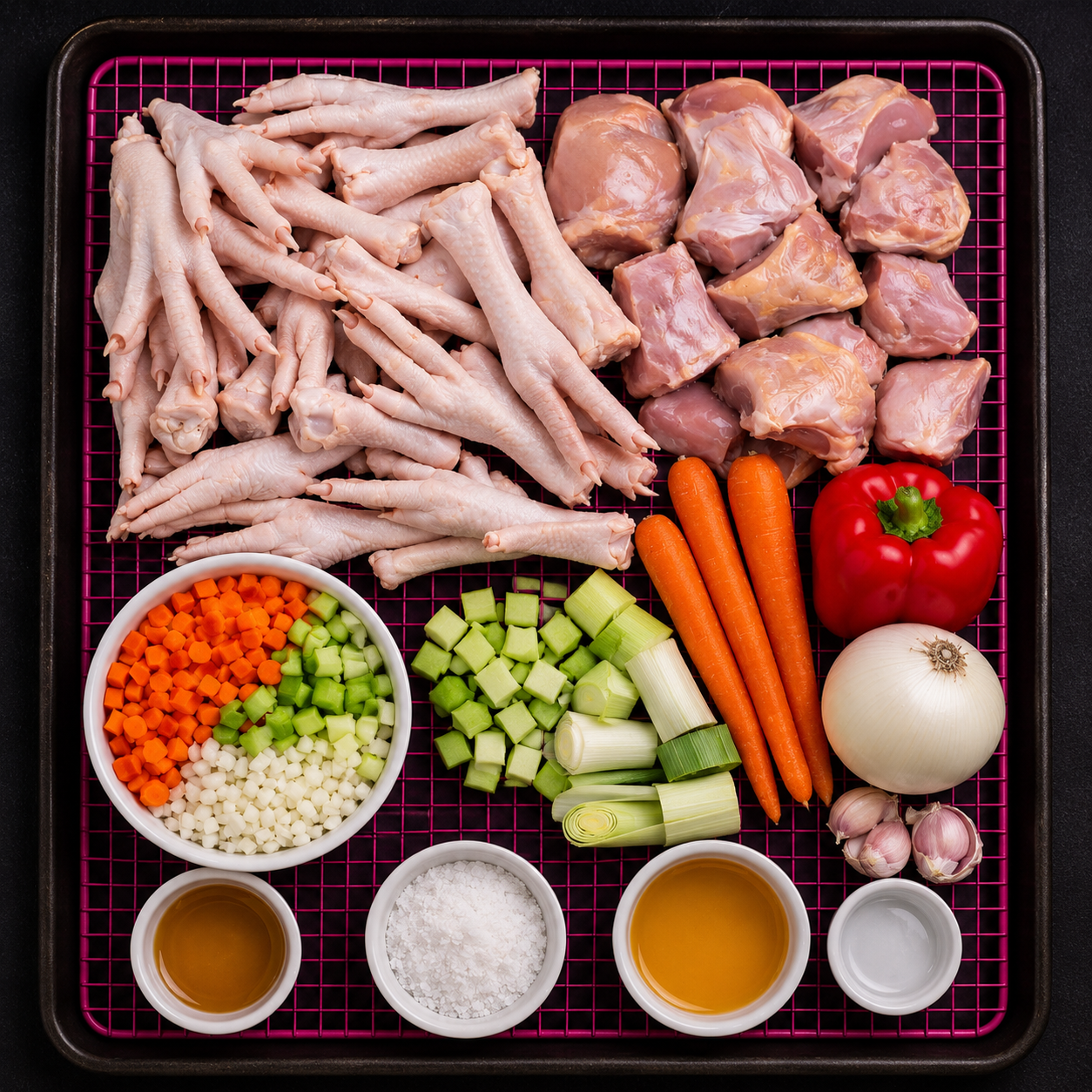 Caldo de Huesos de Pollo